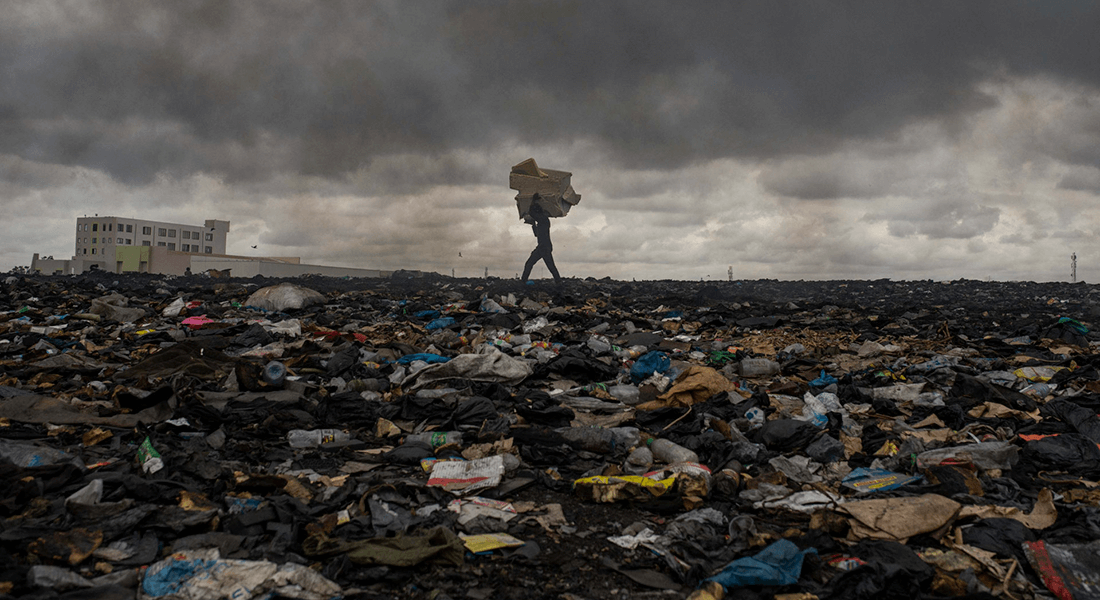Waste site in Ghana